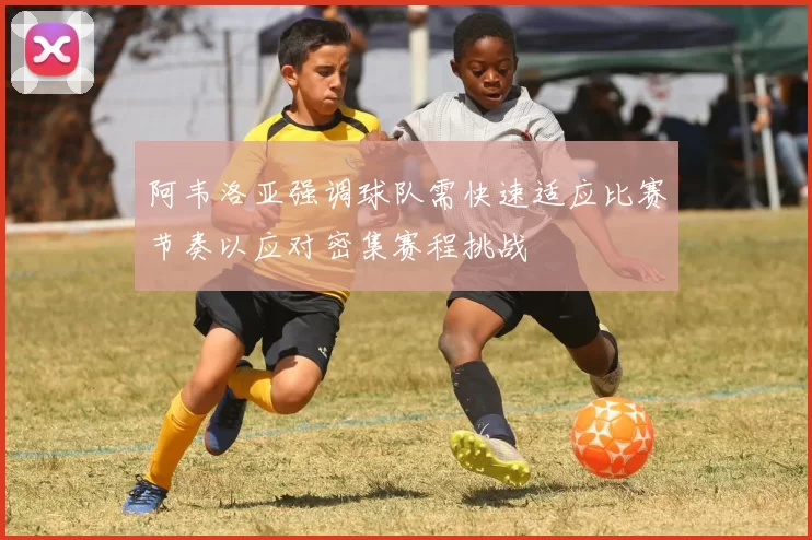 阿韦洛亚强调球队需快速适应比赛节奏以应对密集赛程挑战